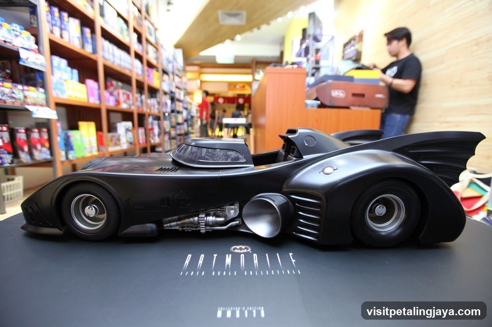 Batman Batmobile Toy Display