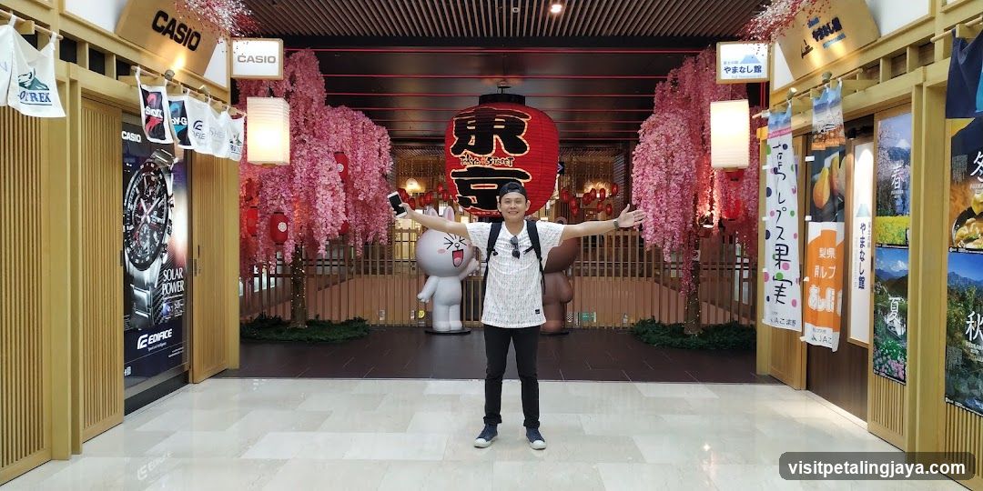 Casio Store Interior with Decorative Cherry Blossoms