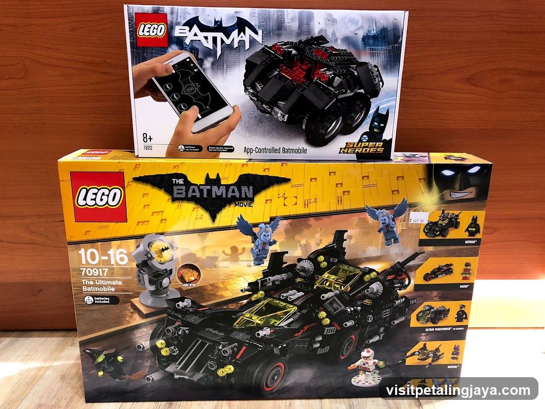 LEGO Batman Movie Sets Display