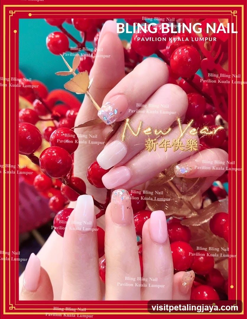 Bling Bling Nail New Year Ad