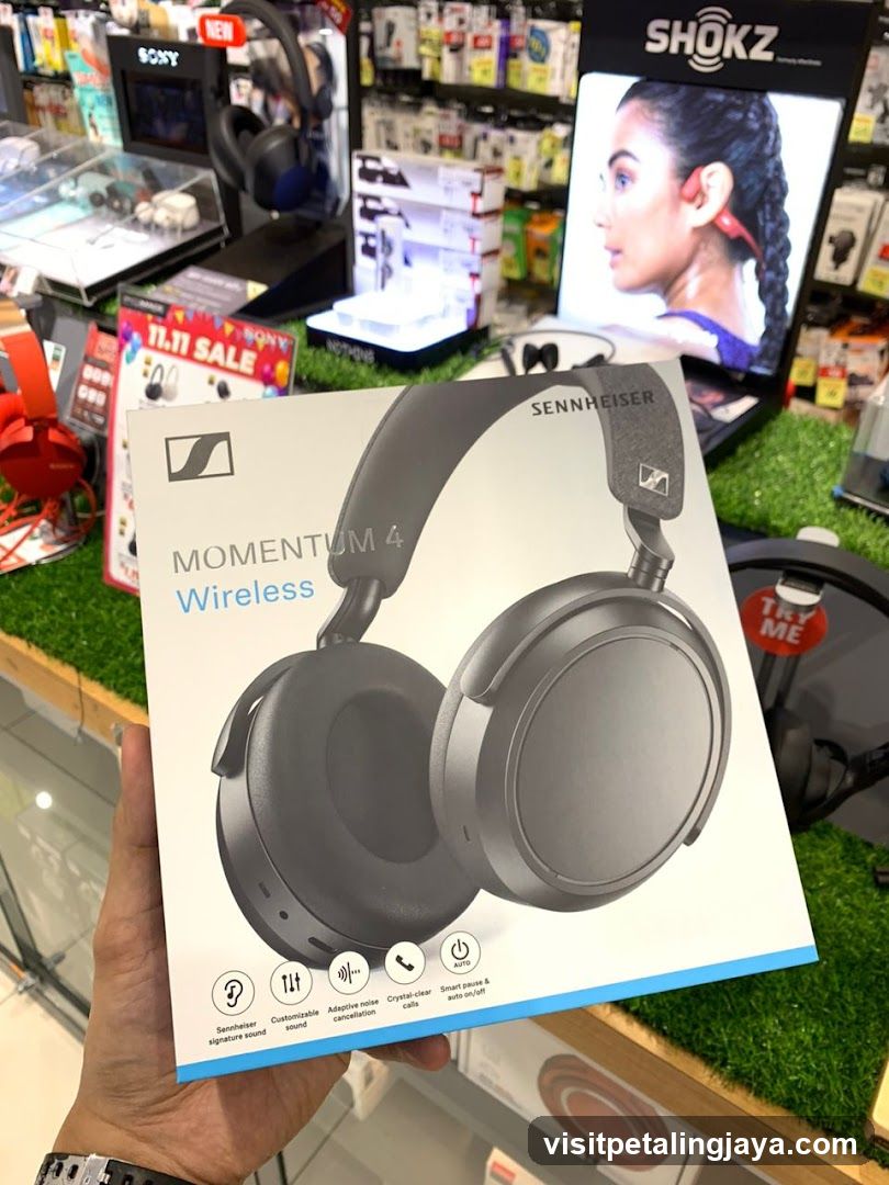 Sennheiser Momentum 4 Wireless Headphones in Store