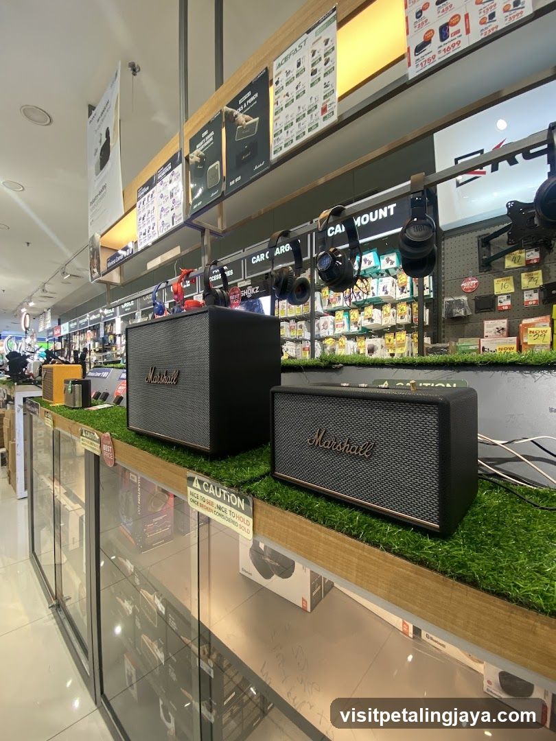 Electronics Store Interior Display