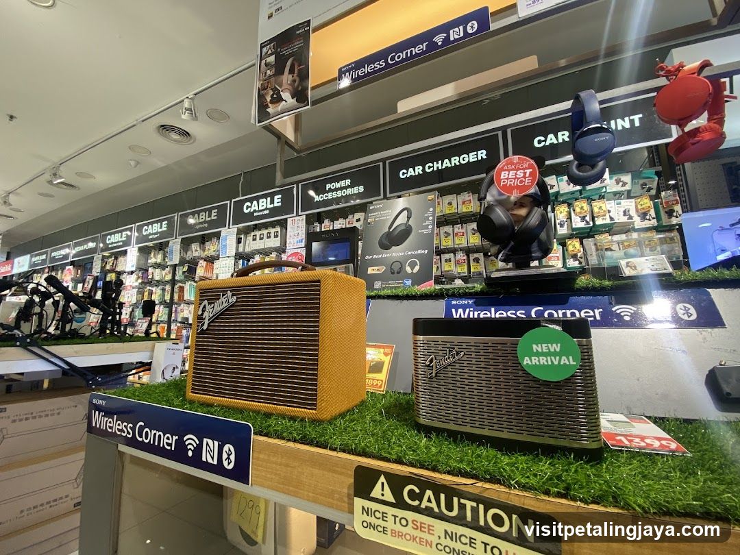 Electronics Store Interior Display