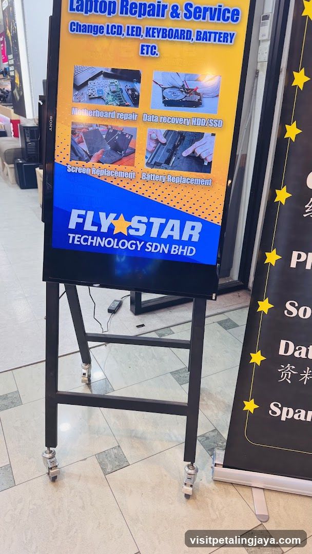 FlyStar Technology Laptop Repair Standee