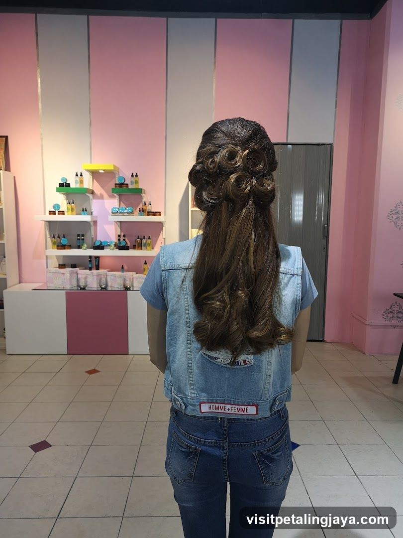Hair Salon Interior Display