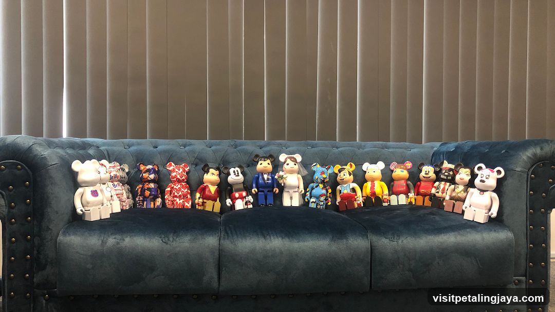 Bearbrick Collection on Sofa