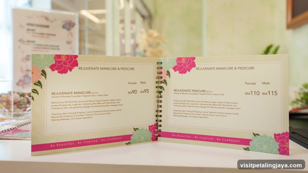 Beauty Salon Service Menu