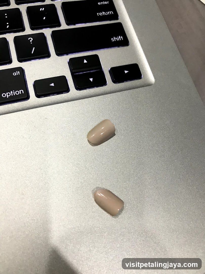 Nail Polish Swatches on Laptop