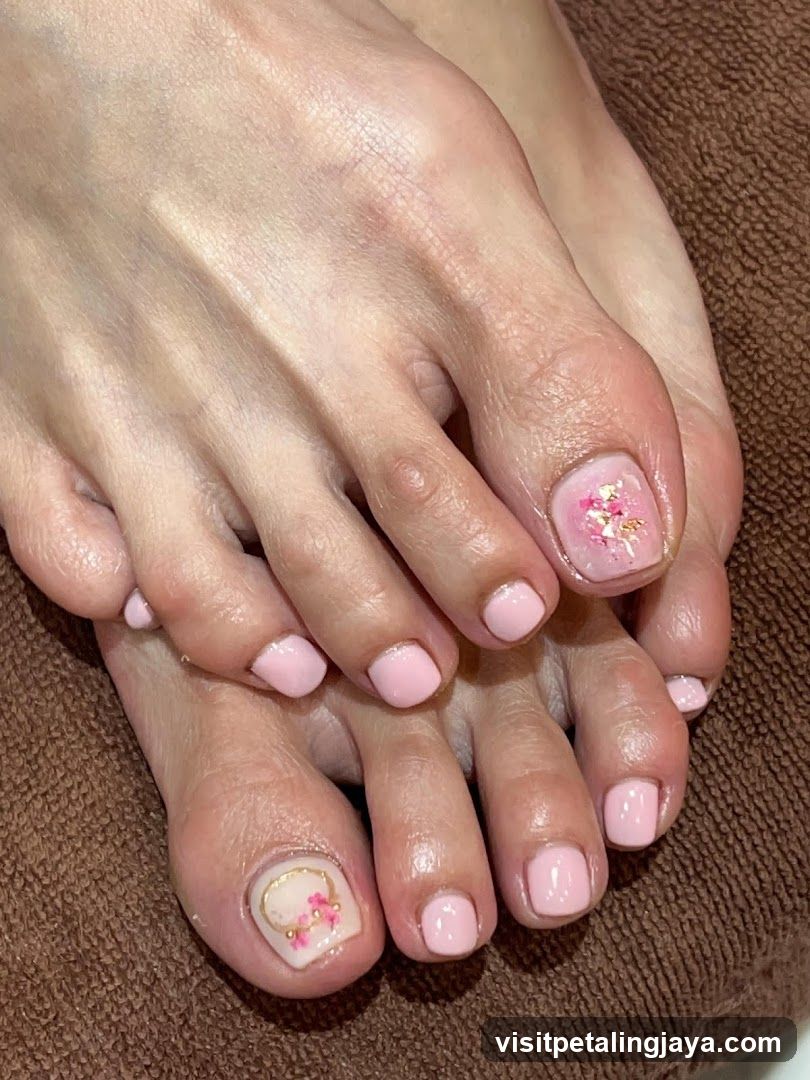 Pedicure with Nail Art