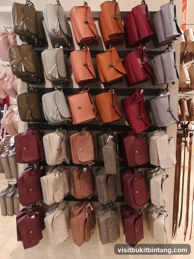 Handbags on Display