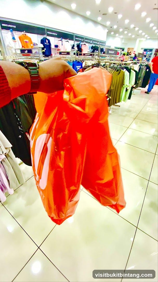 Shopping Bags in a Store