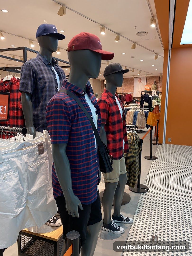 Mannequins in a clothing store