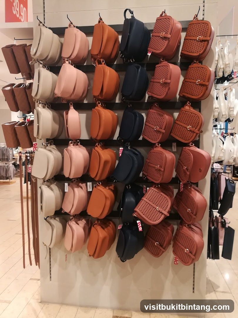 Handbags on Display