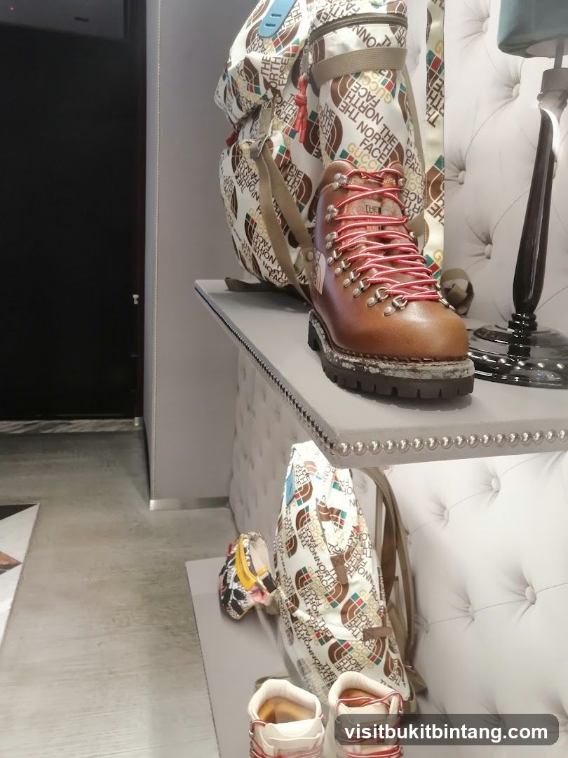 The North Face x Gucci Collection Display