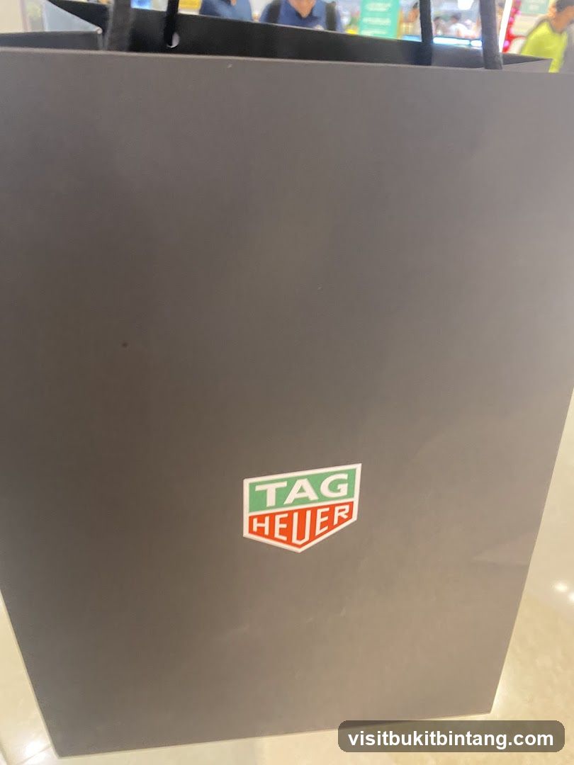 Shopping Bag with TAG Heuer Logo