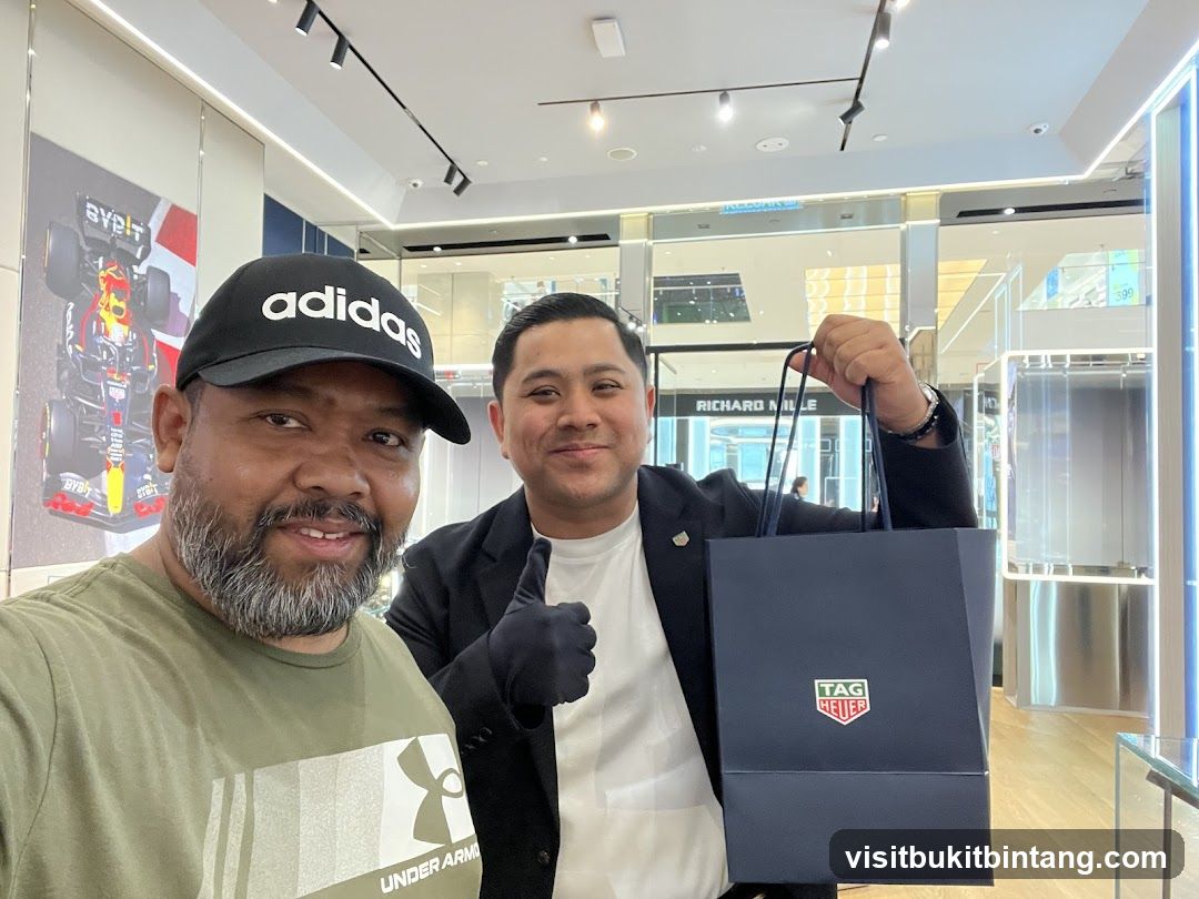 Two men in a store