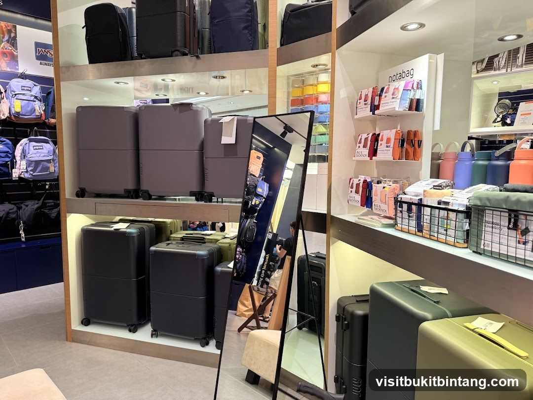 Luggage and Bags Display
