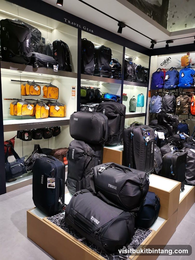 Travel Gear Store Display