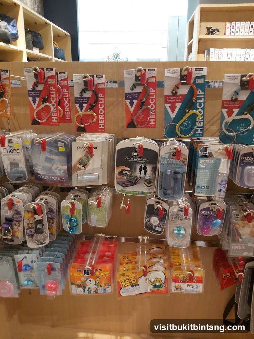 Assorted Accessories Display