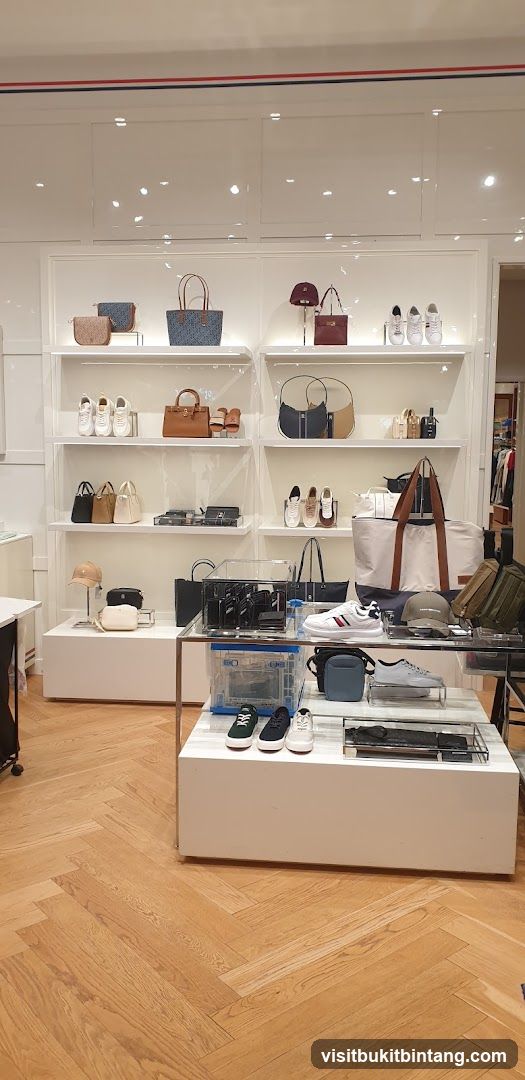 Store Display of Bags and Shoes