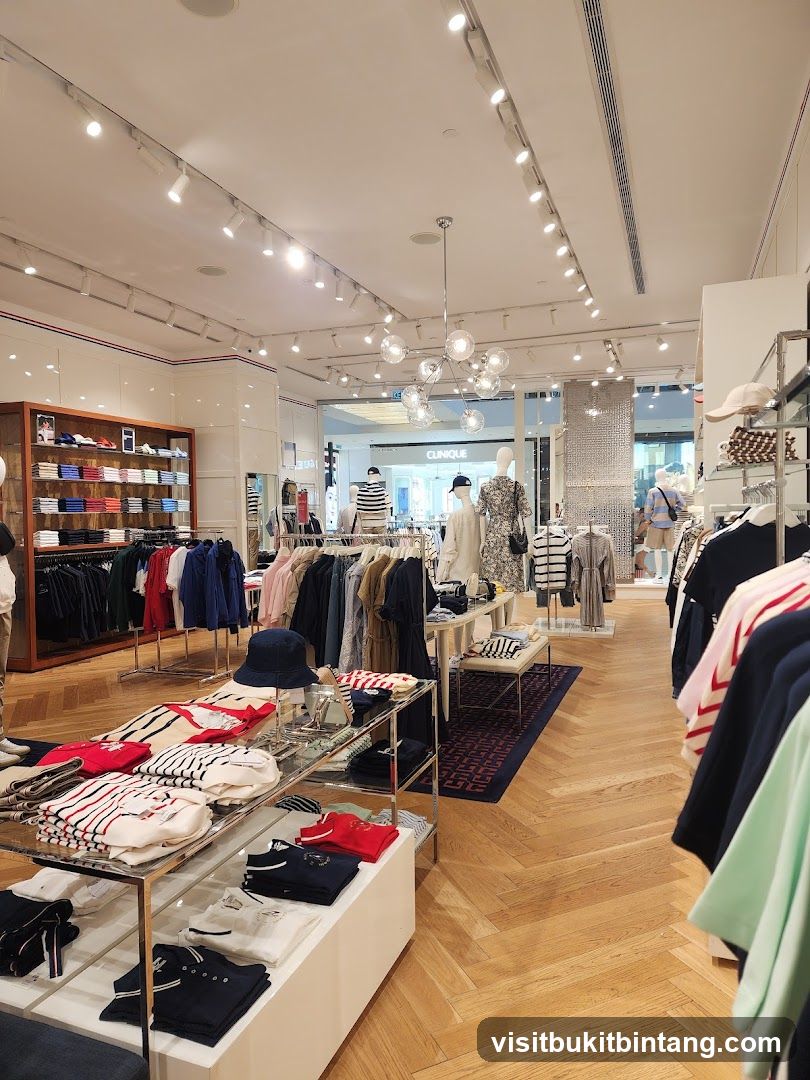 Clothing store interior