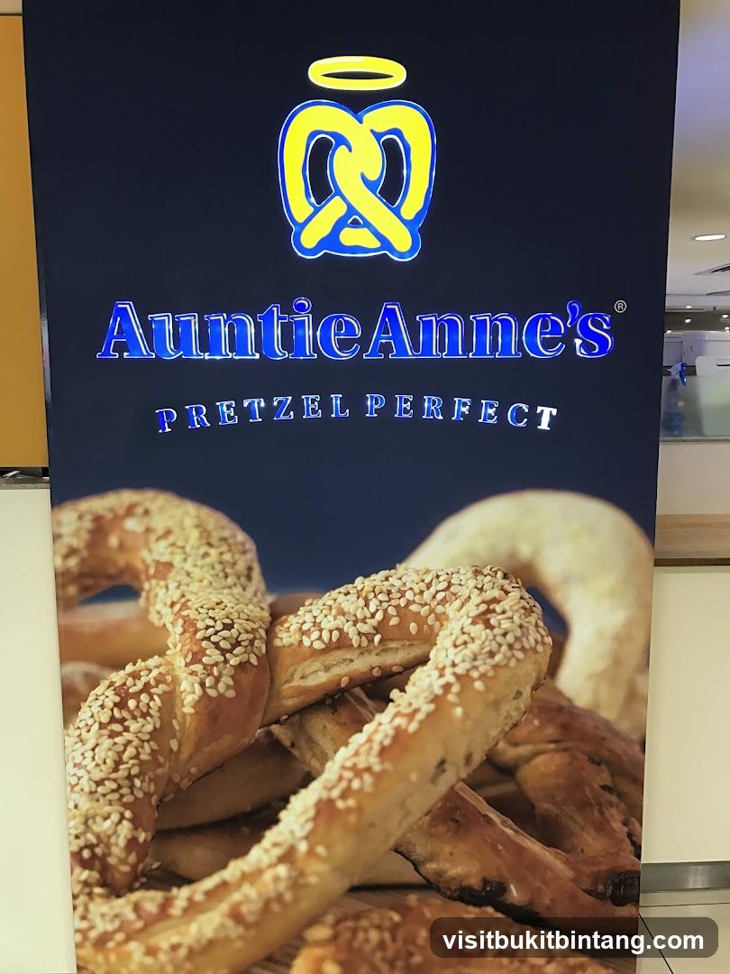 Auntie Anne's Pretzel Advertisement