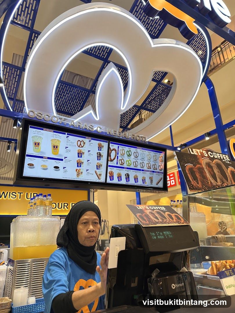 Pretzel Shop Counter