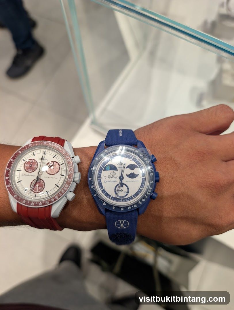 Two watches on a wrist