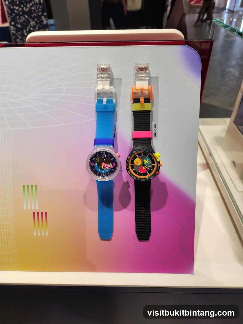 Swatch Watches Display
