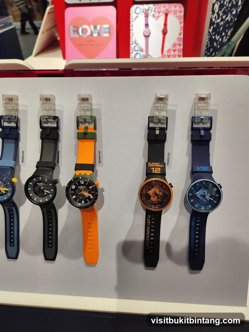 Swatch Watches Display