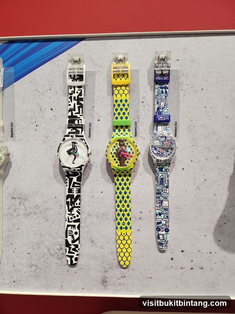 Swatch Watches Display