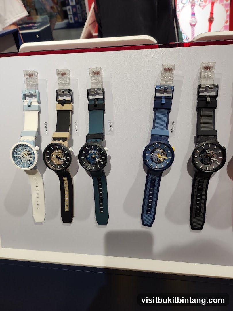 Swatch Watches Display