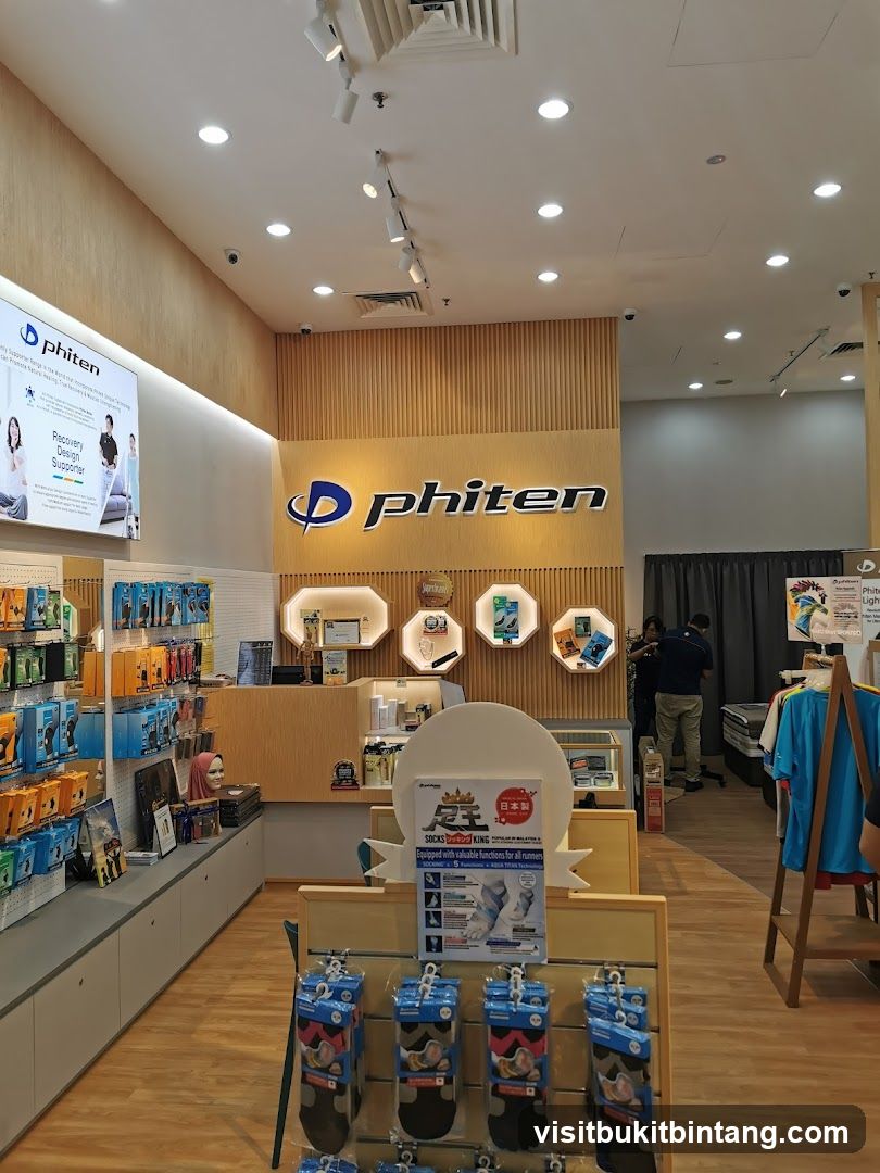 Phiten Store Interior