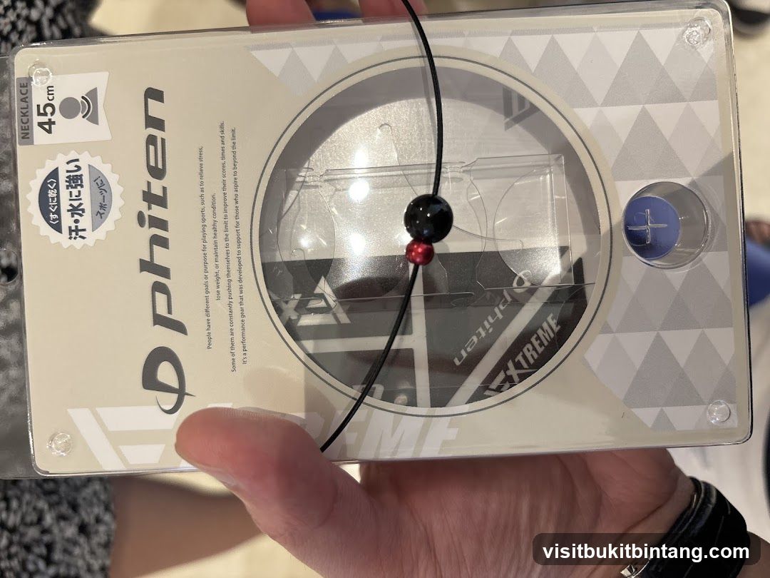 Phiten Necklace Packaging