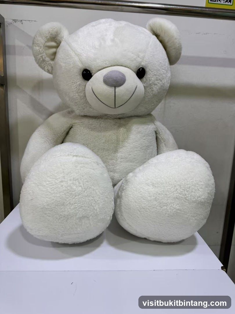 Large White Teddy Bear