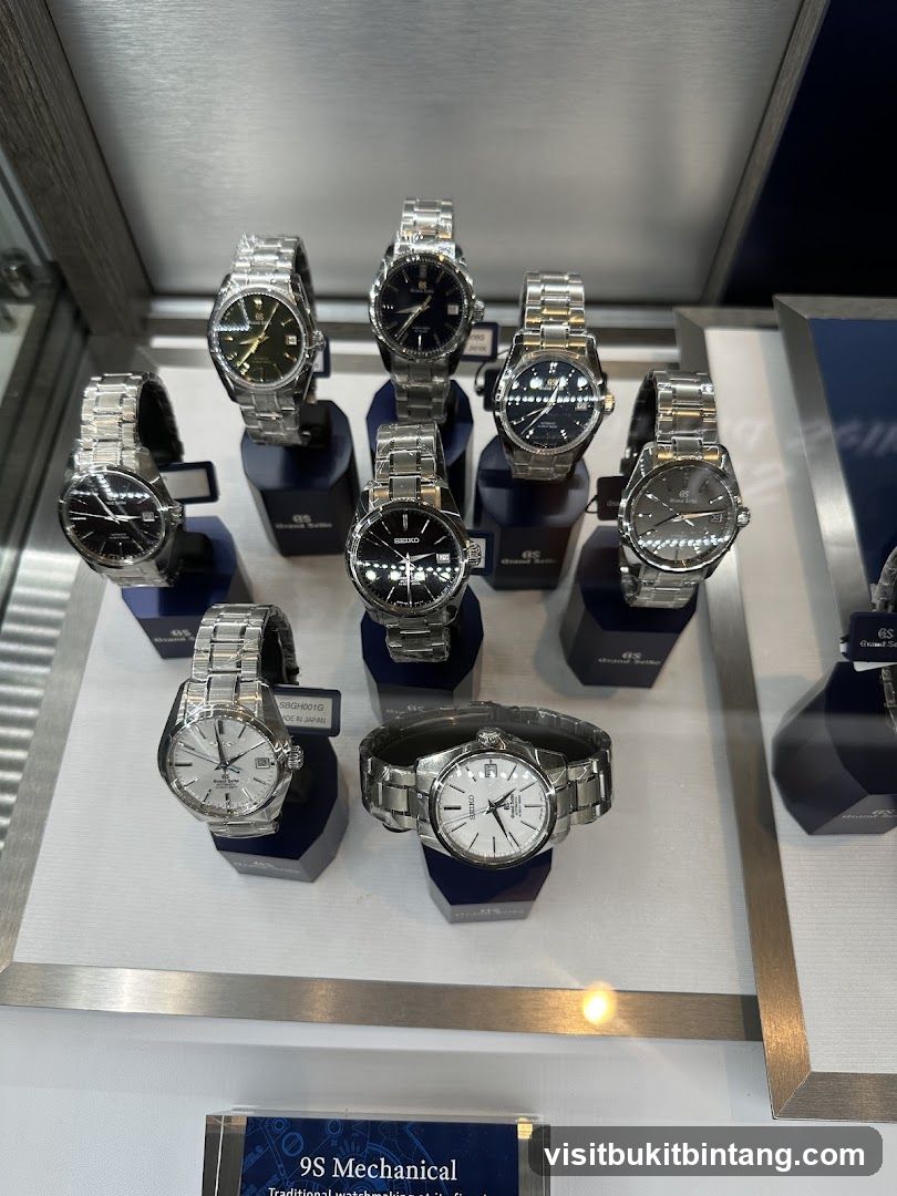 Display of Grand Seiko Watches