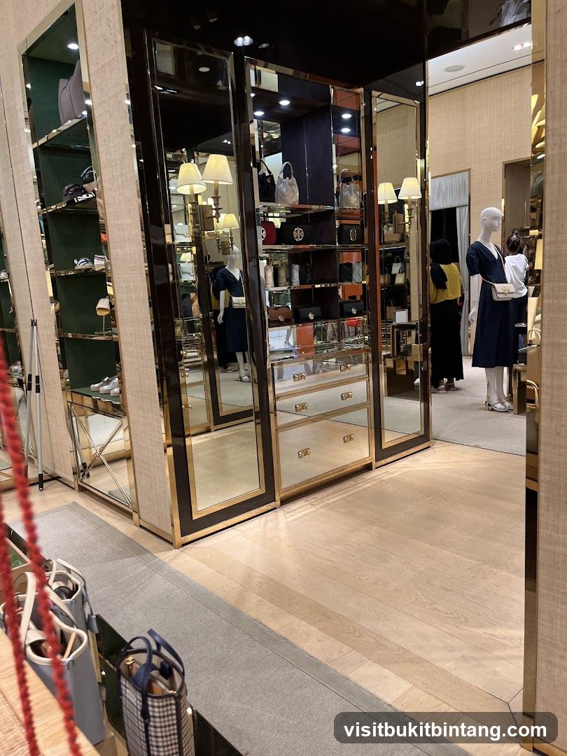 Luxury Handbag Store Interior