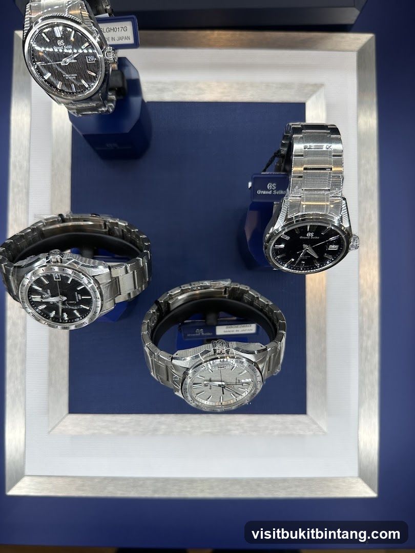 Grand Seiko Watches Display