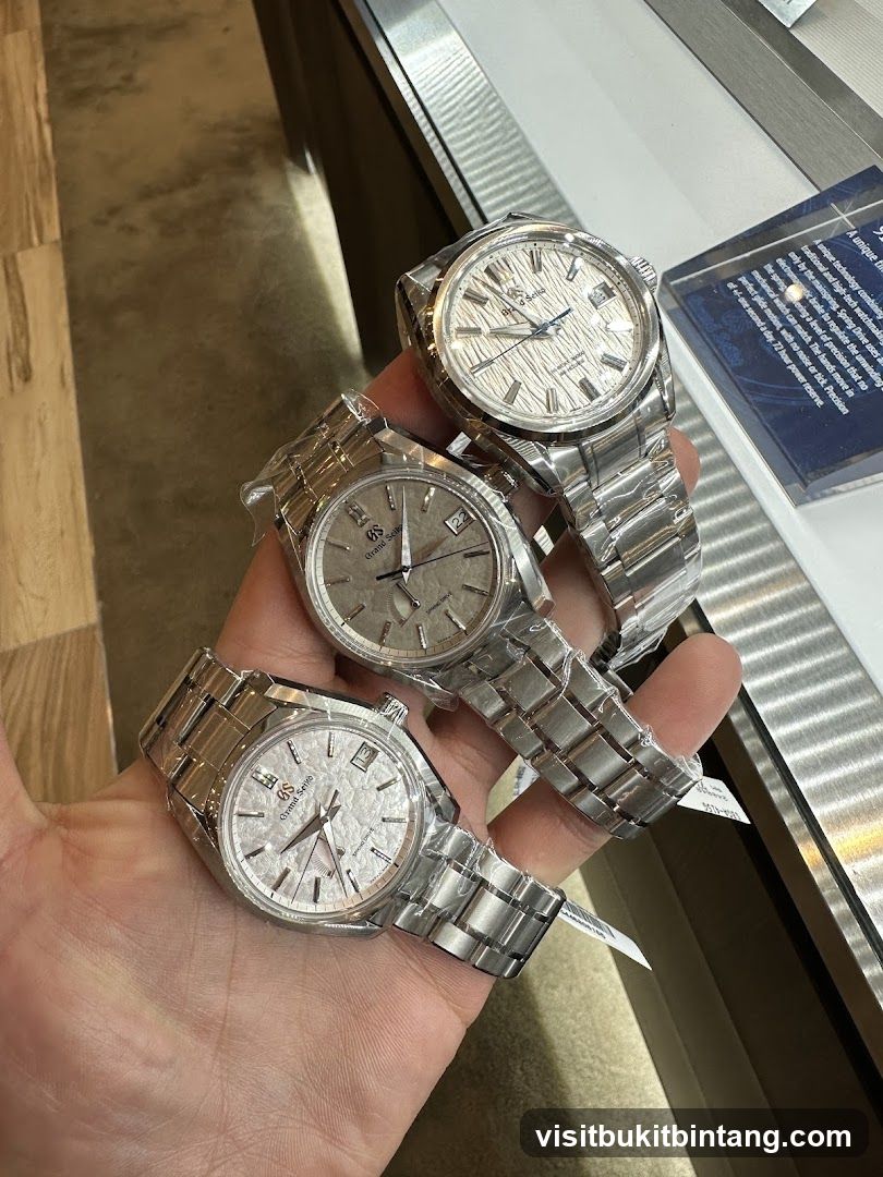 Three Grand Seiko Watches