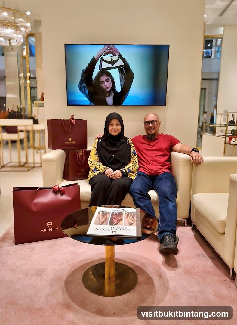 Couple Posing in a Store