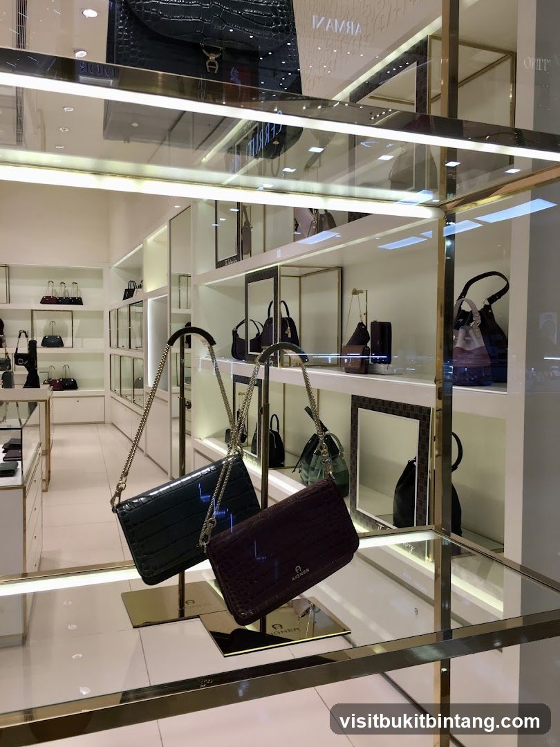 Handbags on Display