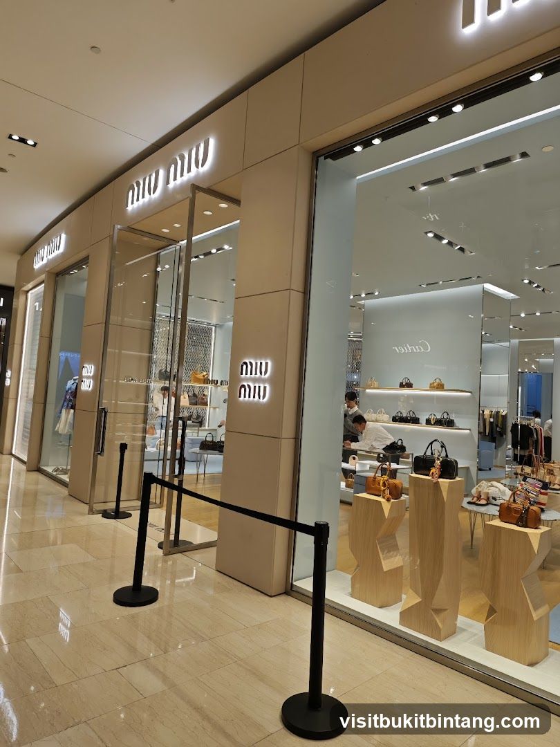 Miu Miu Malaysia Kuala Lumpur Pavilion