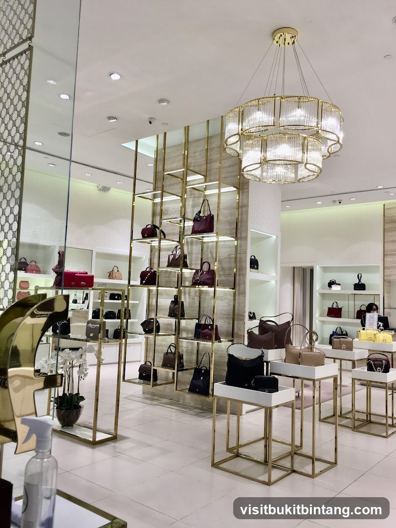 Luxury Handbag Store Interior