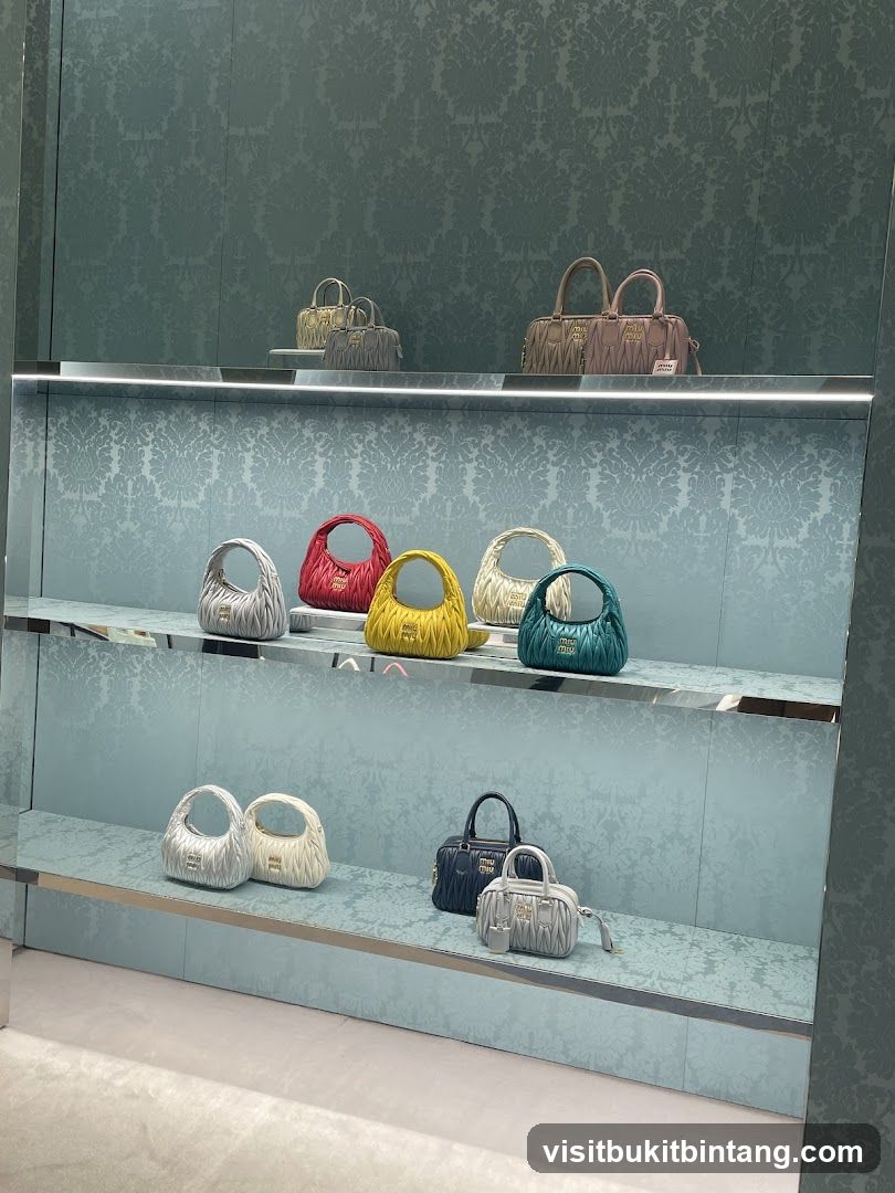 Handbags on Display