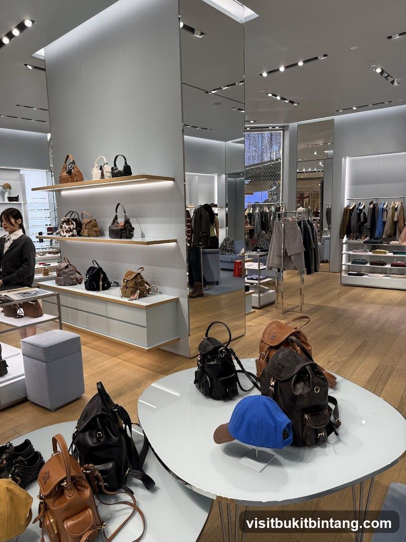 Luxury Handbag and Apparel Store Interior