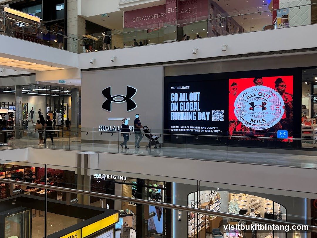 Under Armour Store in Mall