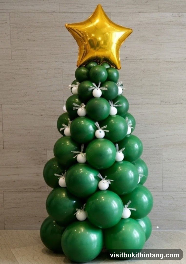 Balloon Christmas Tree
