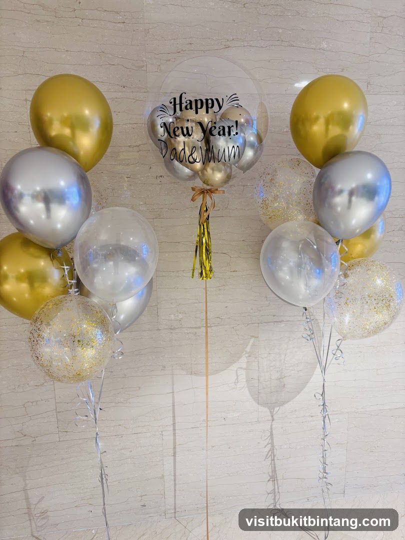 New Year Balloons