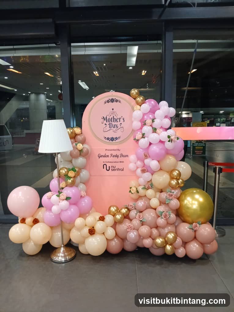 Mother's Day Balloon Display