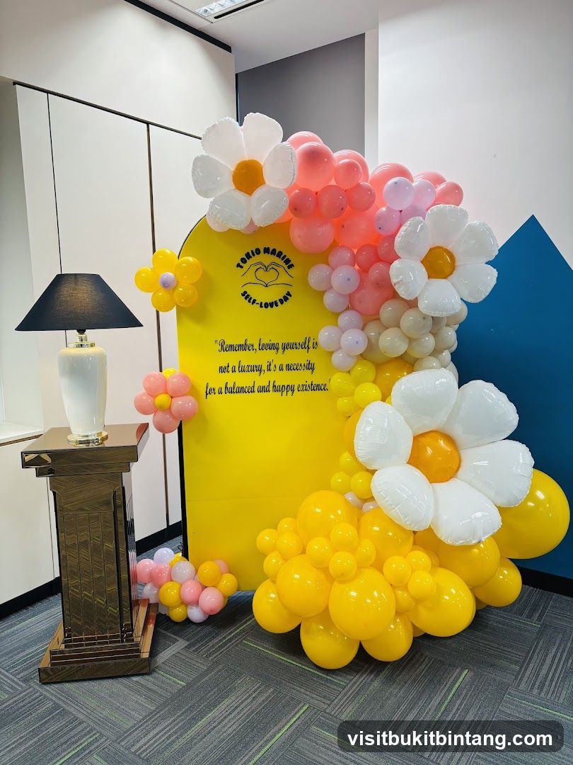 Balloon Decoration for Self-Love Day